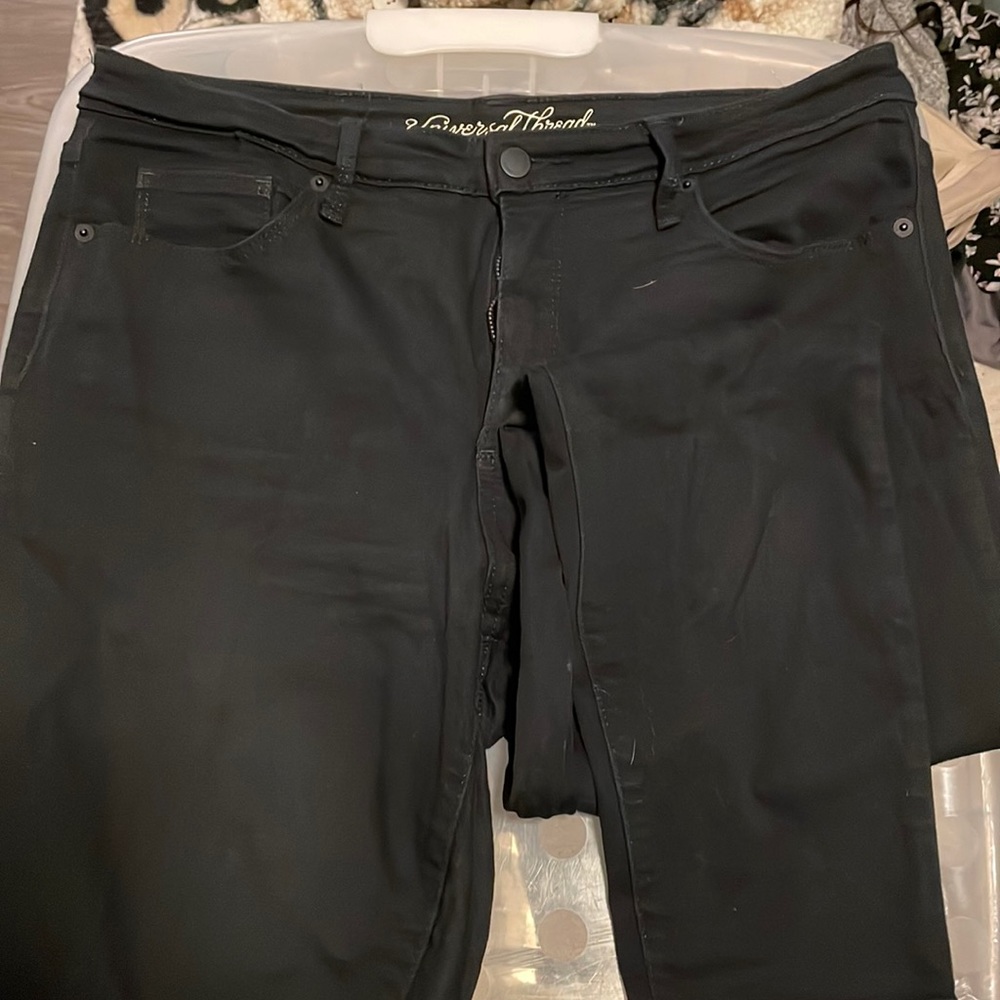 Black skinny jeans